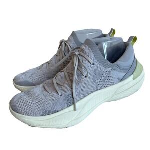 Sorel Women's 8.5 M Explorer Blitz Stride Lace Knit Sneakers Gray